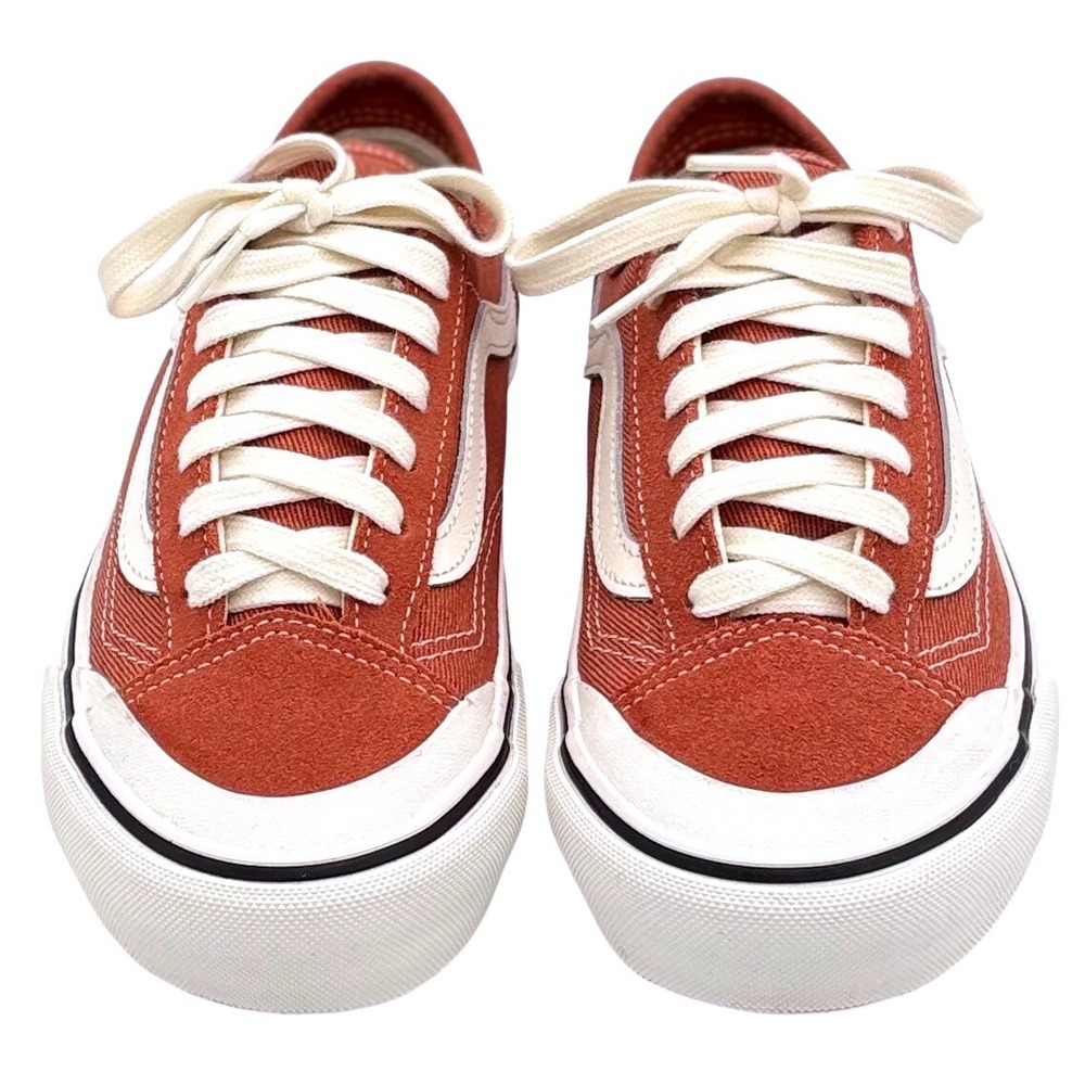 Vans Style 36 Burnt Orange Rust Canvas Suede UltraCush Sneakers Womens 6 Men 4.5 - Picture 2 of 8